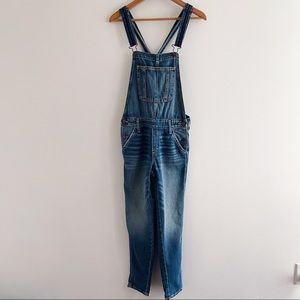 Abercrombie & Fitch Blue Denim Overalls Small